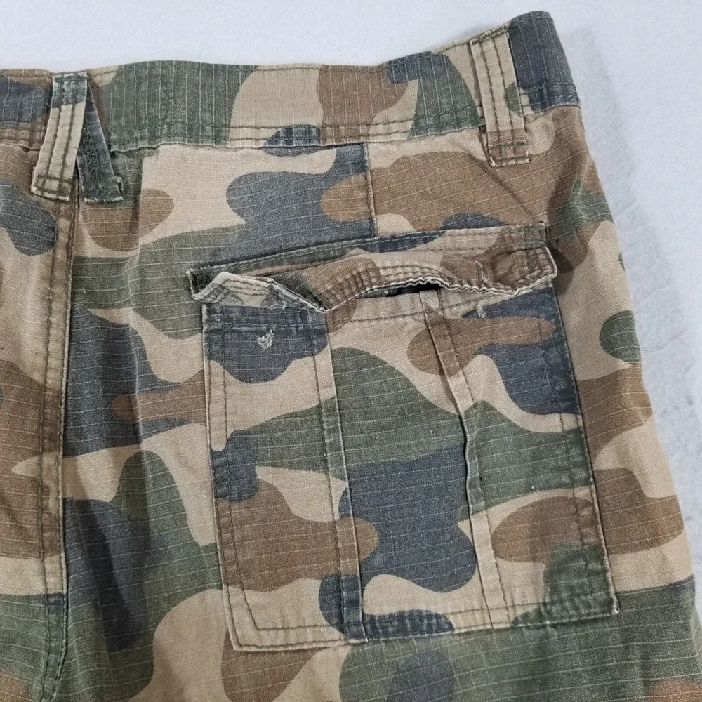 Southpole jeans camo cargo pants men's 32x32 lightweight ripstop flawed